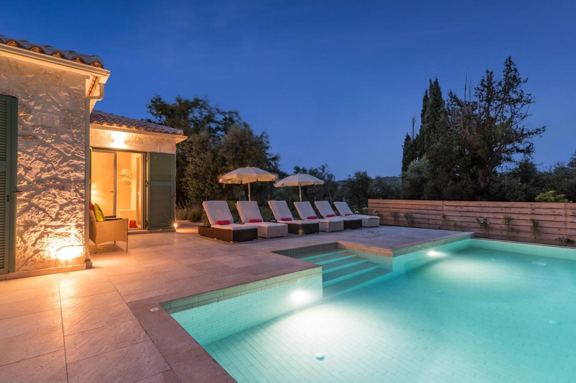Astarte Villas - Laalu Private Villa With Pool Koukounariá Zewnętrze zdjęcie